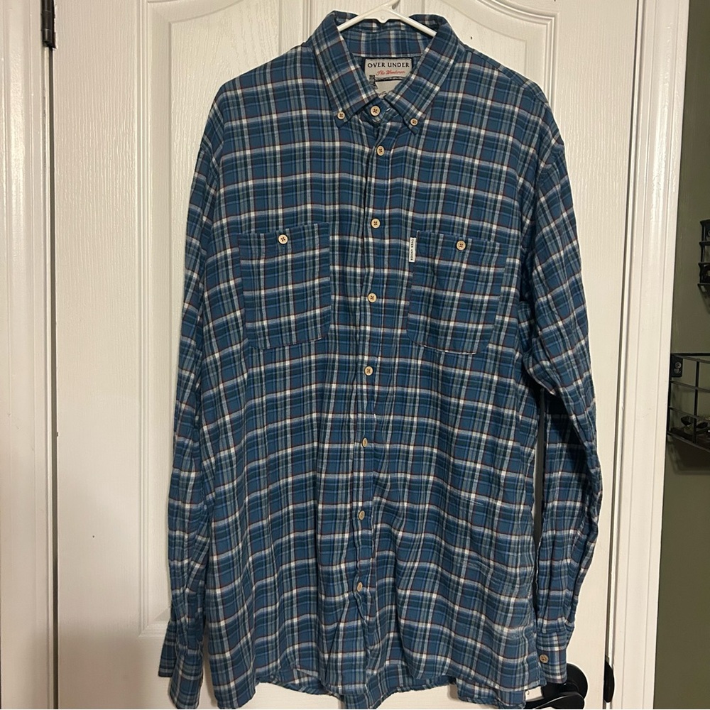 Over under plaid shirt